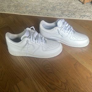 Air Force ones - white